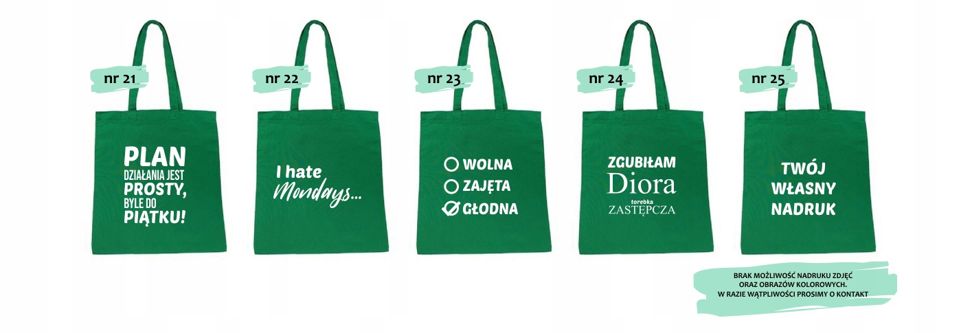 ECO TORBA NA ZAKUPY Z WŁASNYM NADRUKIEM BAWEŁNIANA Styl miejski