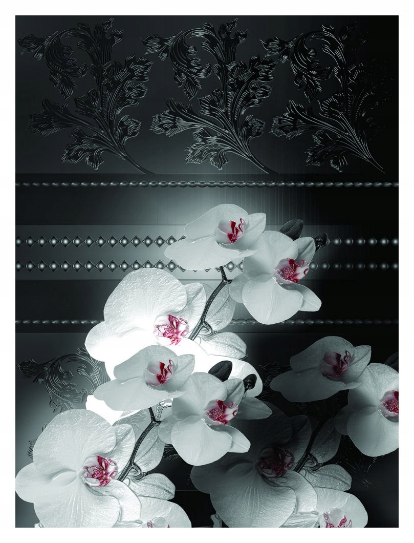Fototapeta Orchideje moderní design do obývacího pokoje a ložnice 206x275 lepidlo