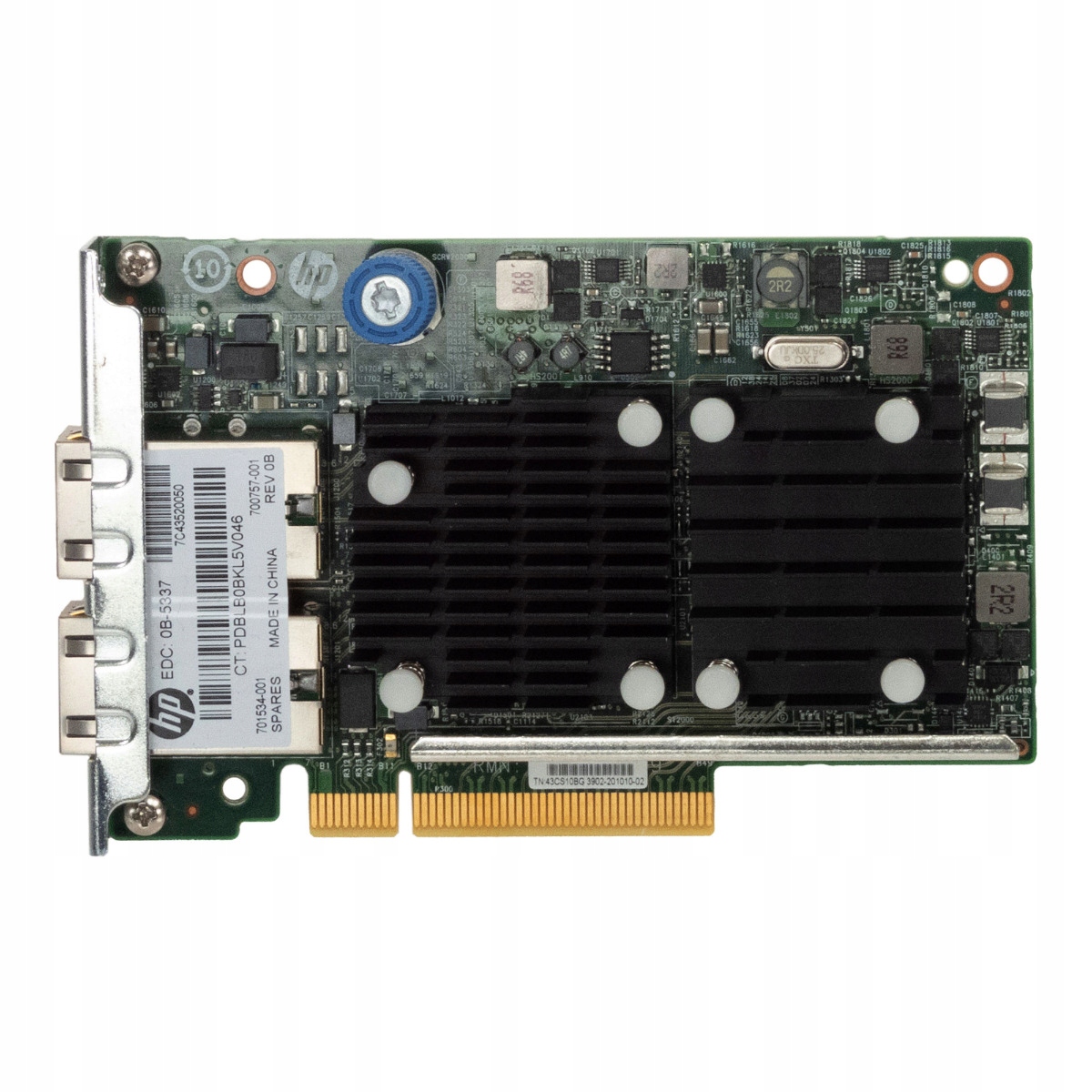 Hp 701534-001 Flexfabric 10Gb 2-PORT RJ-45 533FLR-T Pci-e x8 700757-001