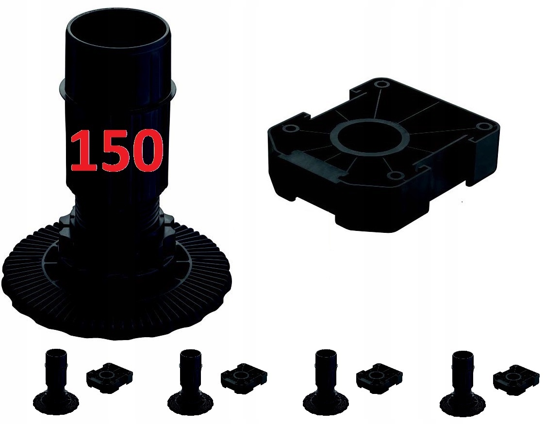 100 x nožička Axilo od Hafele hlavička H 150