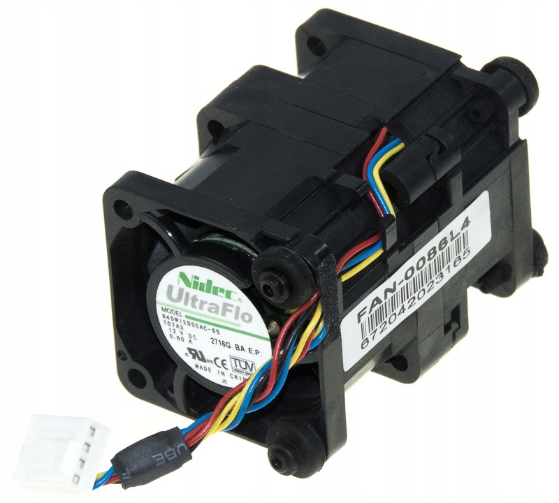 Supermicro FAN-0086L4 Serverový Ventilátor R40W12BS5AC-65 4PINOVÝ 12V