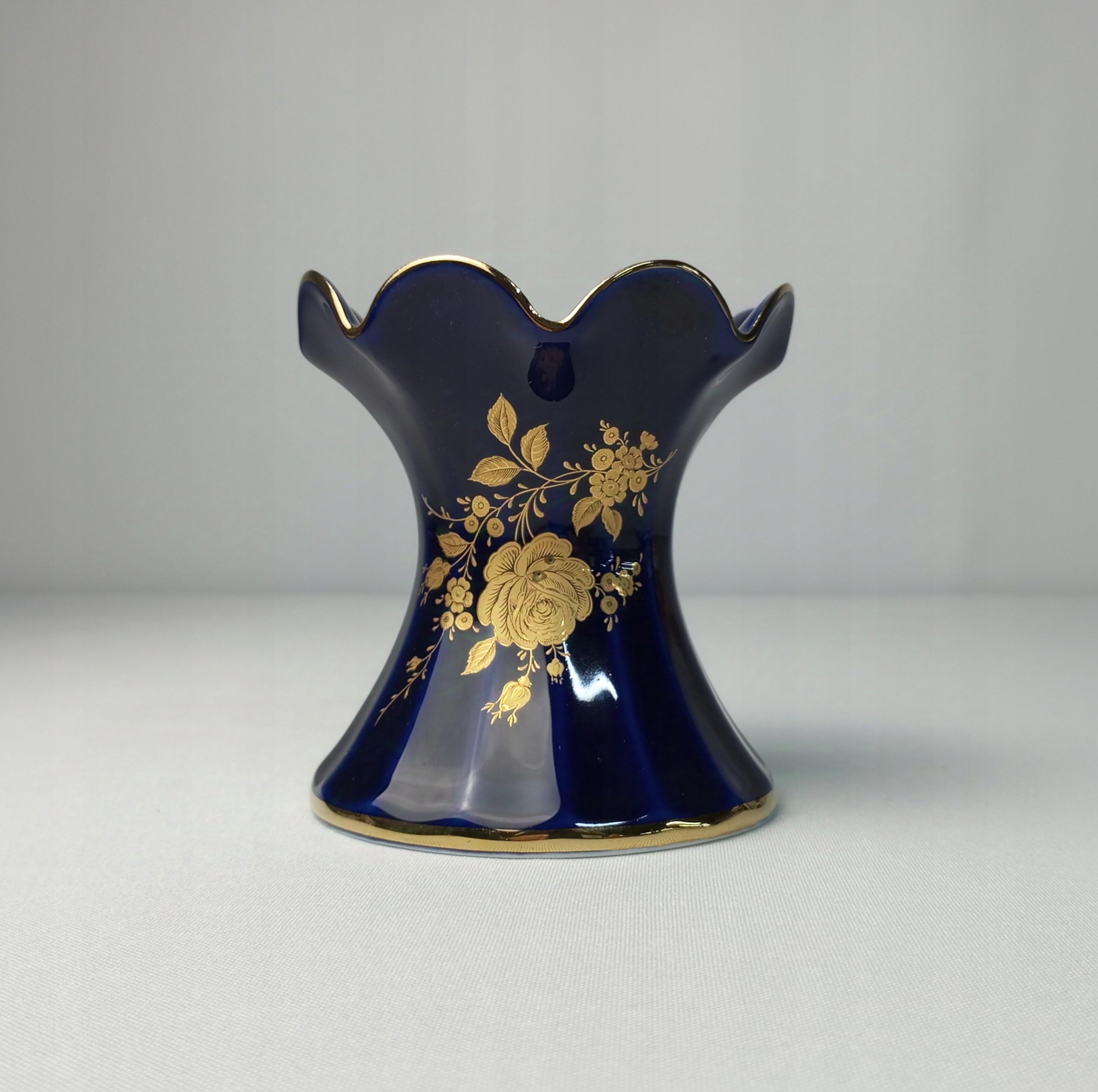 ŚWIECZNIK ECHT KOBALT PORCELANOWY