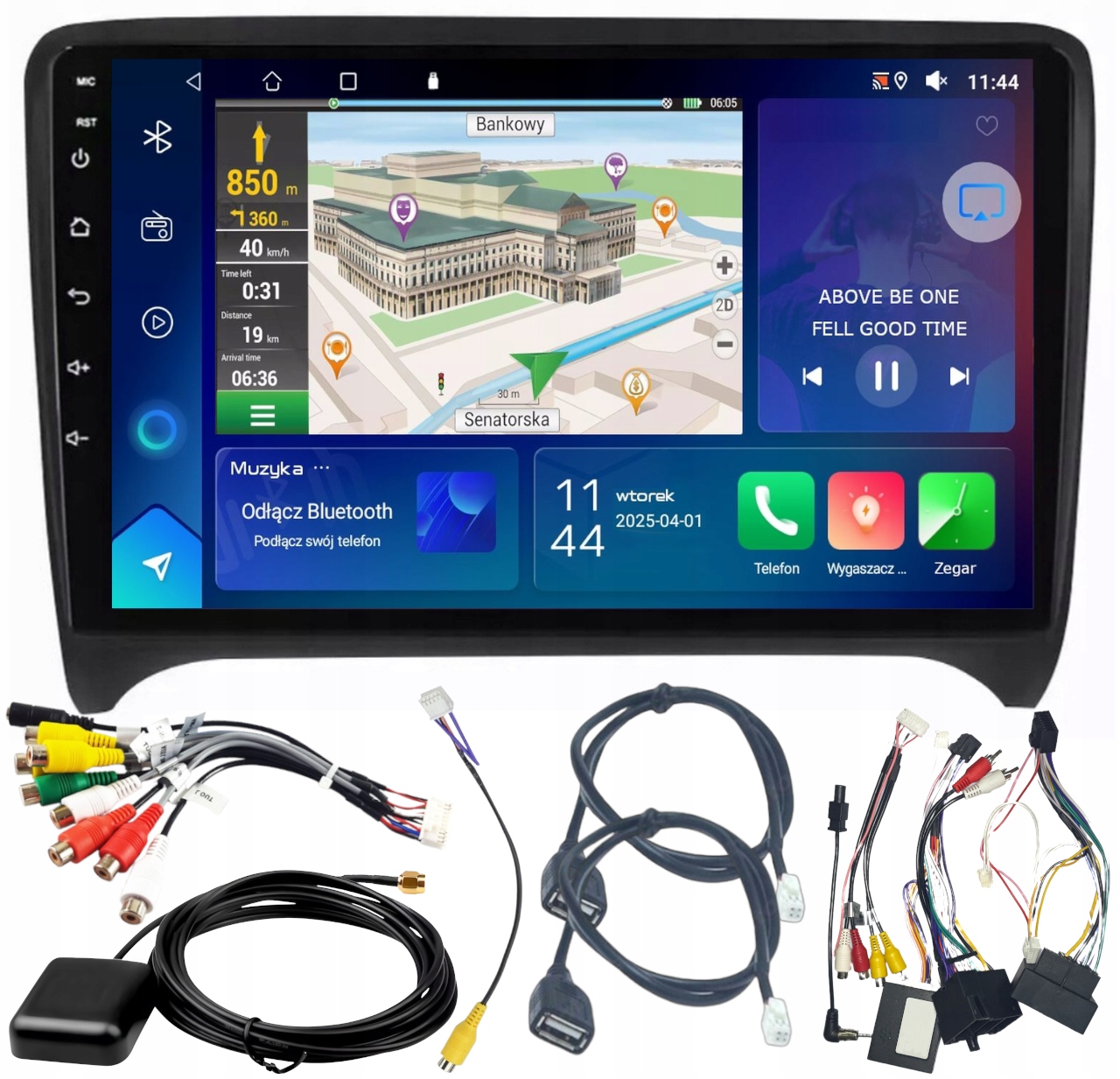 Autorádio Navigace Audi Tt 8J 2006-2012 Carplay Android 2GB 64GB