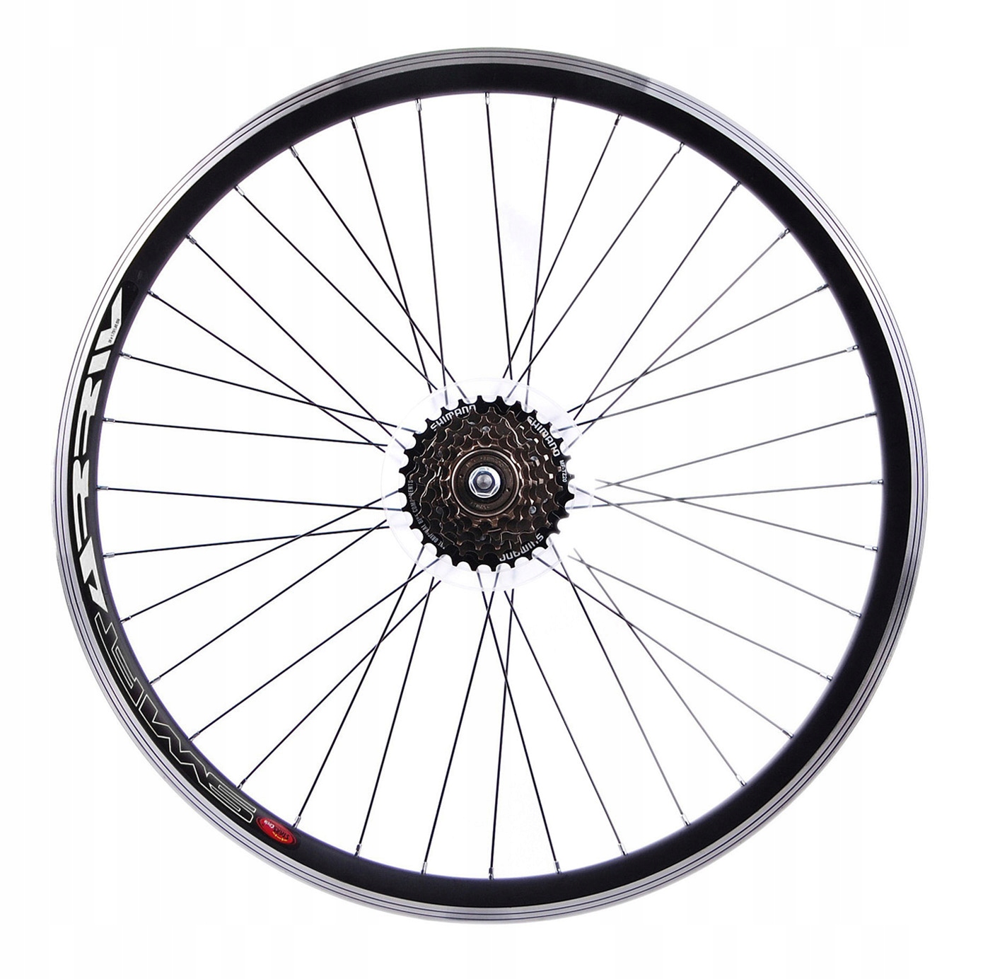 

Koło 26 tylne czarne Alu + wolnobieg 6rz Shimano