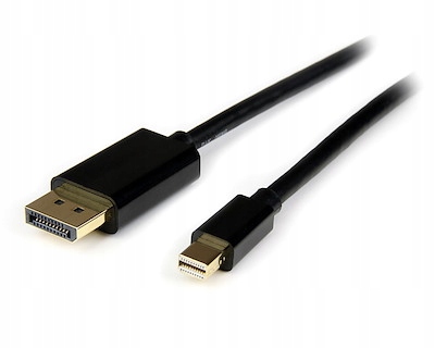 Kabel DisplayPort Mini/DisplayPort 2m czarny