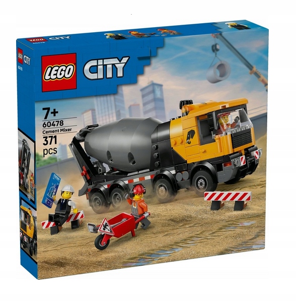 Lego 60478 City Domíchávač Betonu