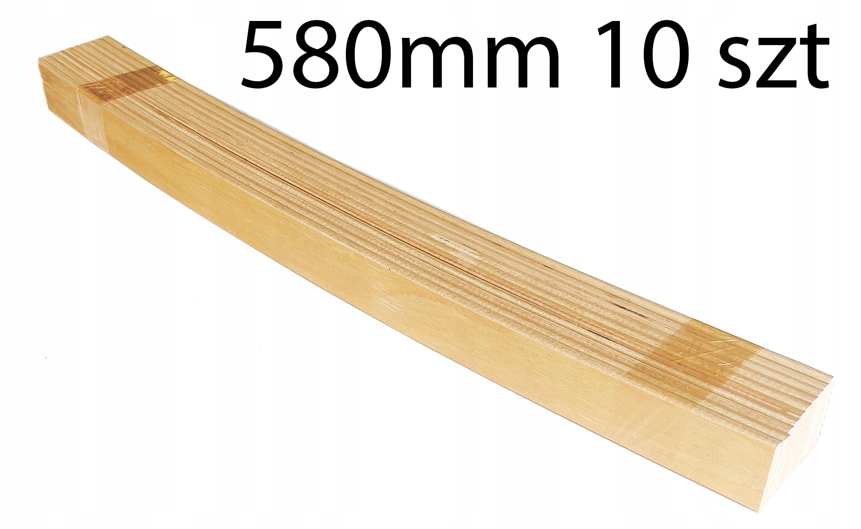 Listwa sprężynująca sprężysta gięta 580mm 10 pak