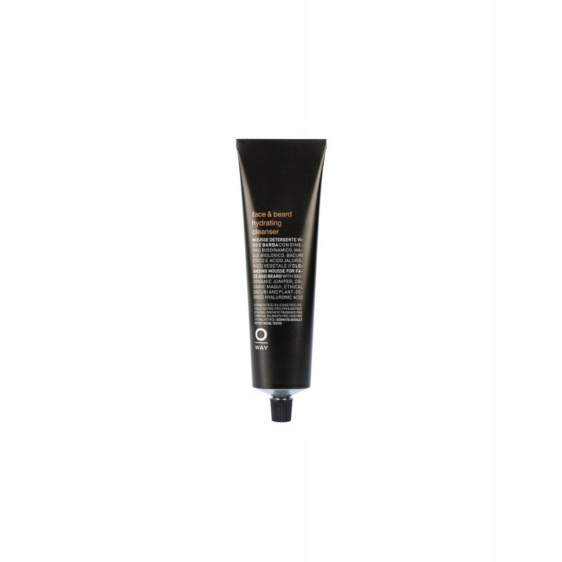 Oway Face & Beard Hydrating čistící pěna 150 ml na obličej a vousy