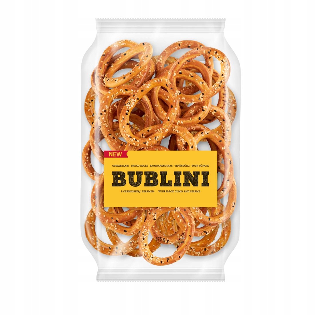 6 x Bublini – Obvařanky s černuchou a sezamem 375g Tera