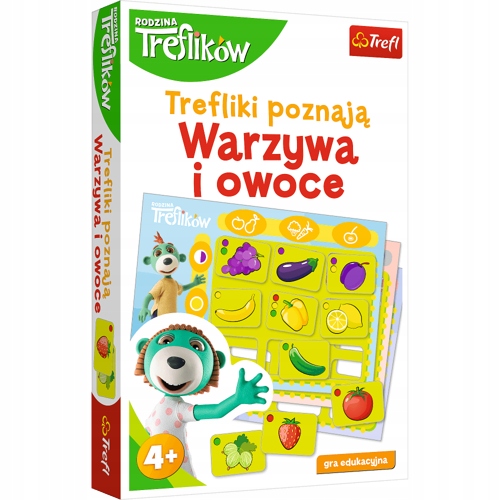 

Trefl Trefliki poznają Warzywa i owoce 01840