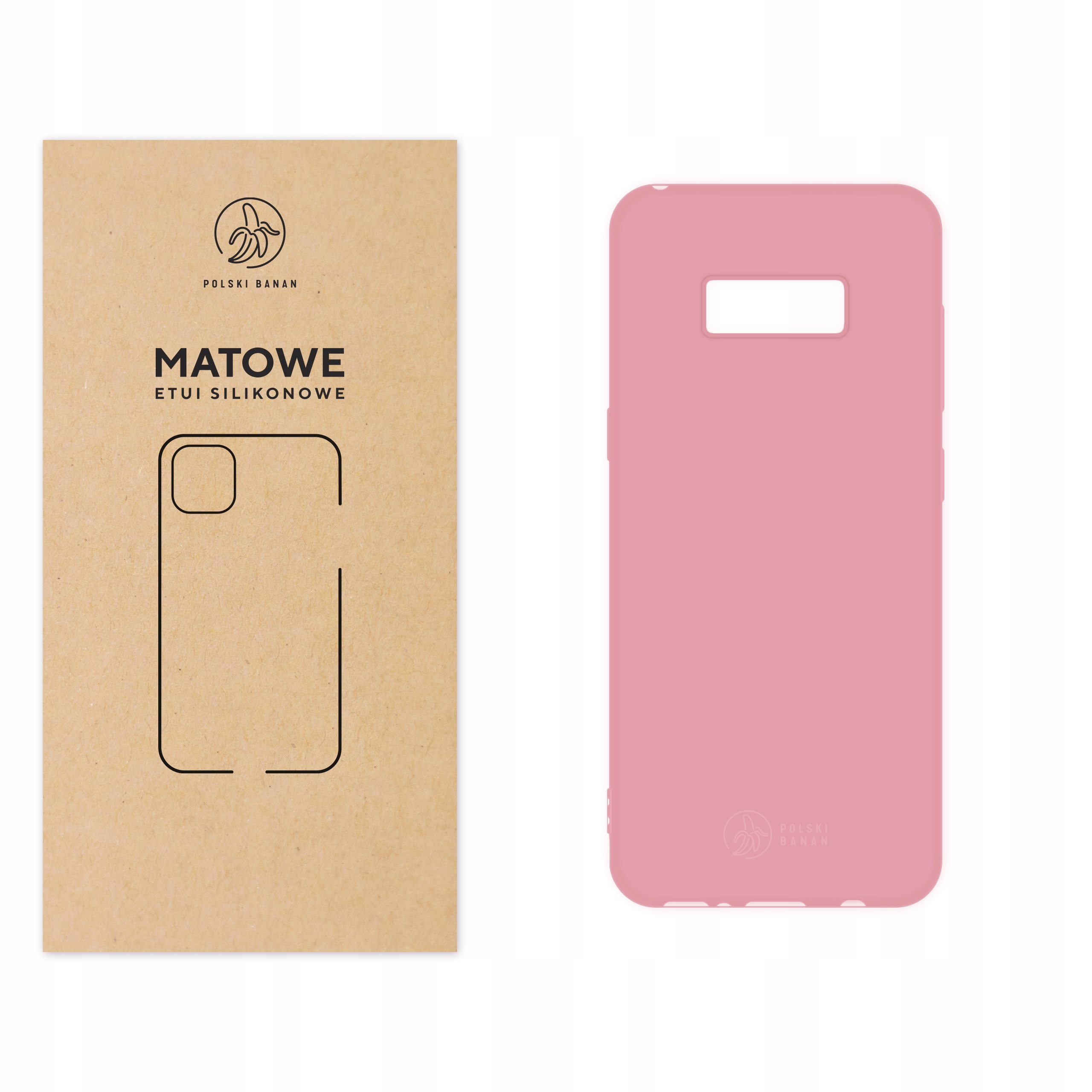 

Etui Matowe do Samsung S8 różowe