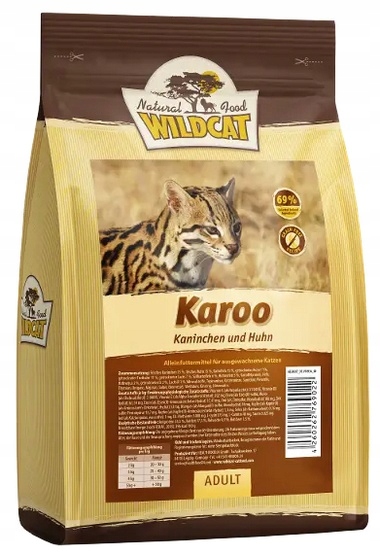 Wildcat Karoo – králík a drůbež 3 kg