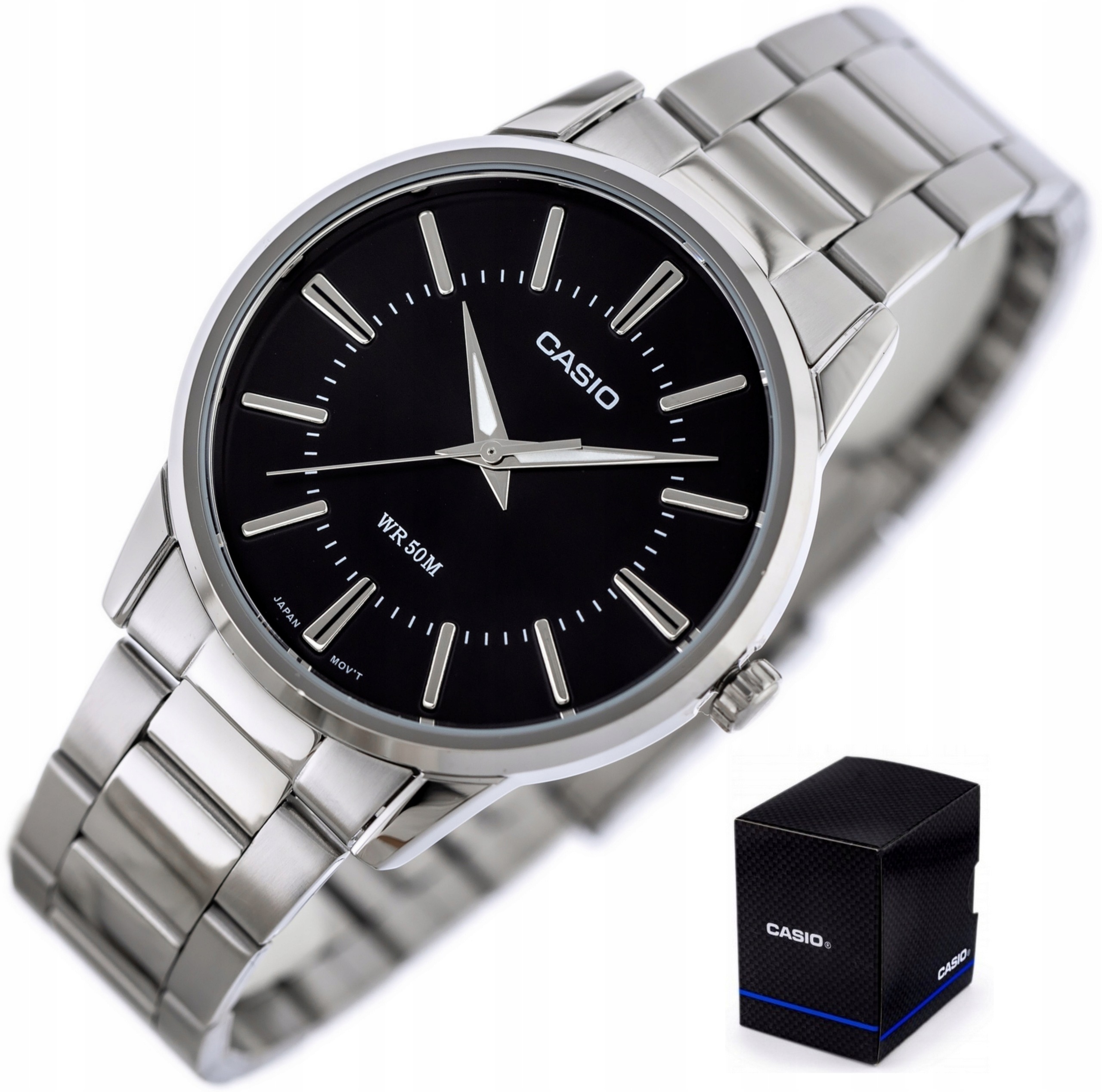 Pánské Hodinky Casio MTP-1303D-1A (zd021g) klasické ocelové +box +gravírování