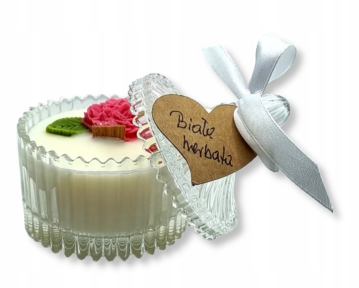 

Świeca sojowa Dzień Mamy Biała Herbata