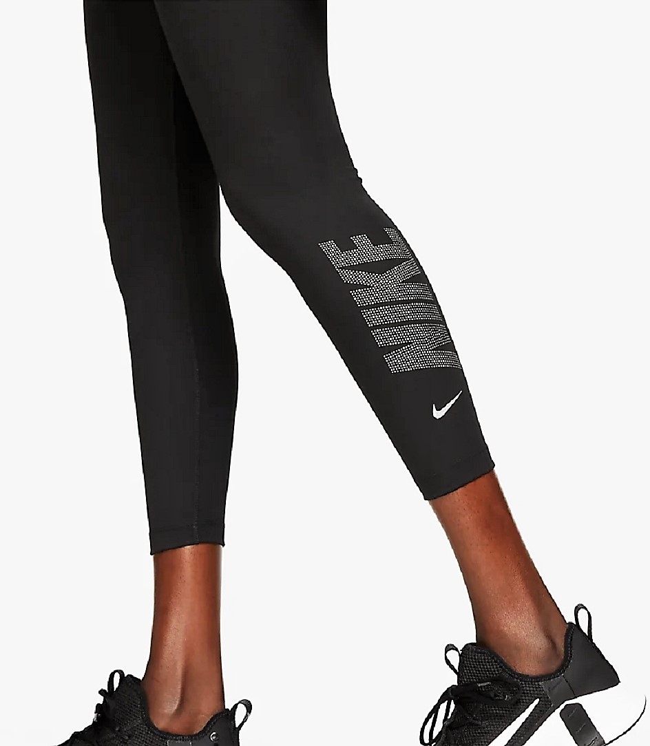 Nike Legginsy damskie cyrkonie fitness czarne r XS 12493181155 