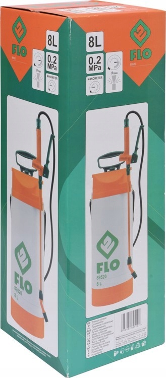 OPRYSKIWACZ CIŚNIENIOWY SPRYSKIWACZ OGRODOWY 8L Zasilanie ręczne