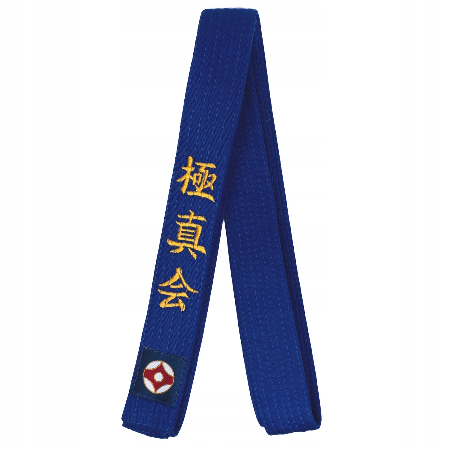 Pas Kyokushin Karate Niebieski 260 cm haft kimono do kimona
