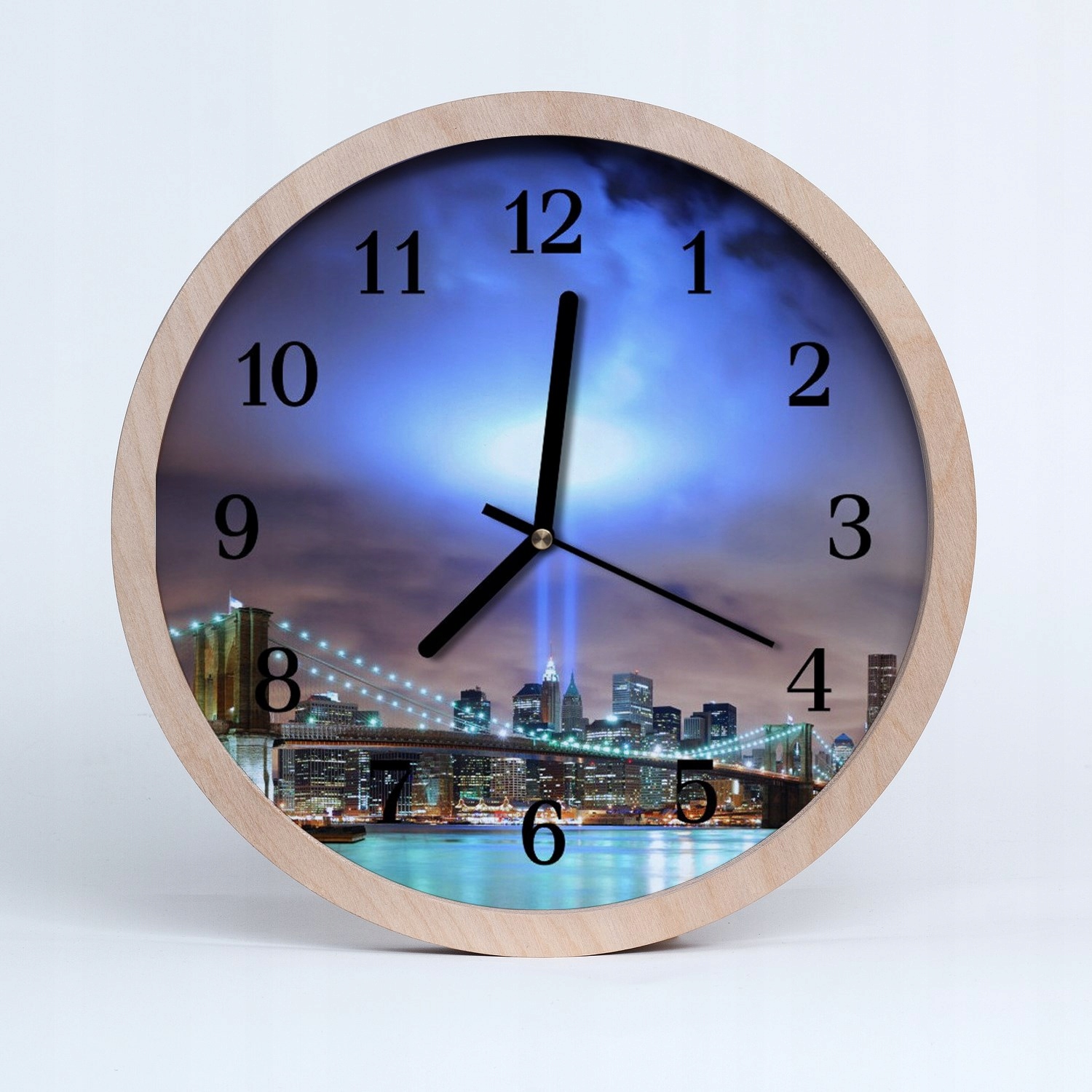 Moderní kuchyňské hodiny Design Město noc Město