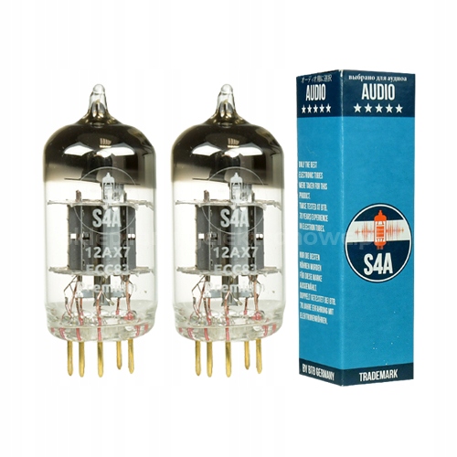 ECC83 12AX7 Premium S4A Gold – vybraný pár