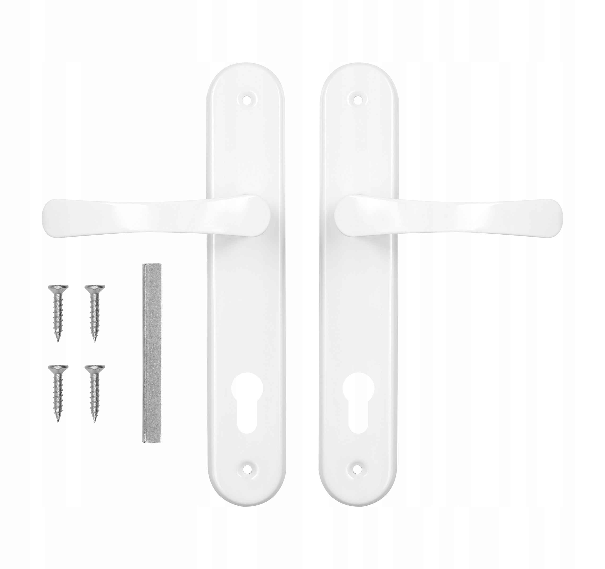 KLAMKA DRZWIOWA DO DRZWI 90 WKŁAD BIAŁA BISZKOPT