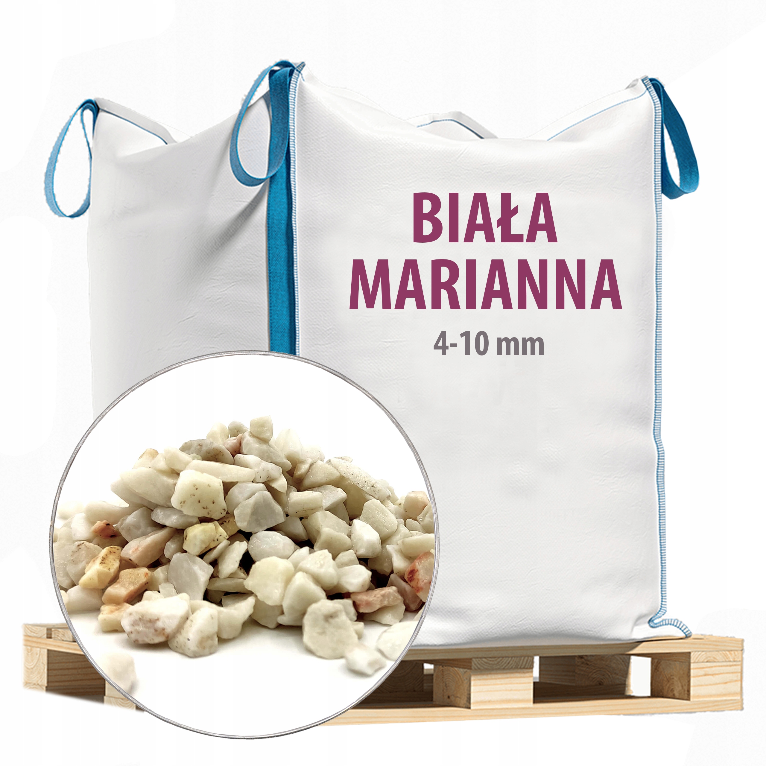 

Polski Grys Żwirek Biała Marianna Tona Big Bag