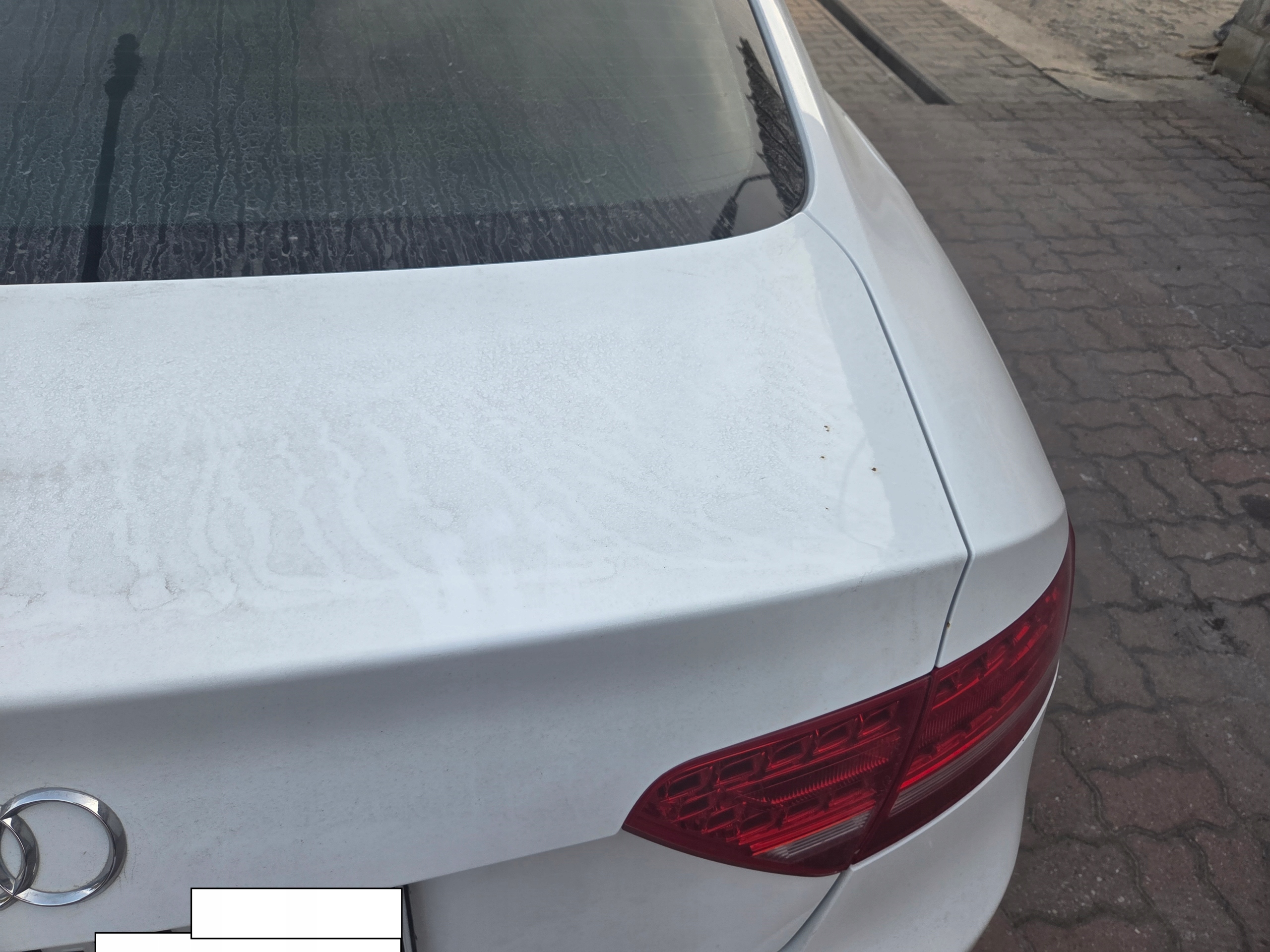 trunk door boot unprotected AUDI A5 8T COUPE LY9C