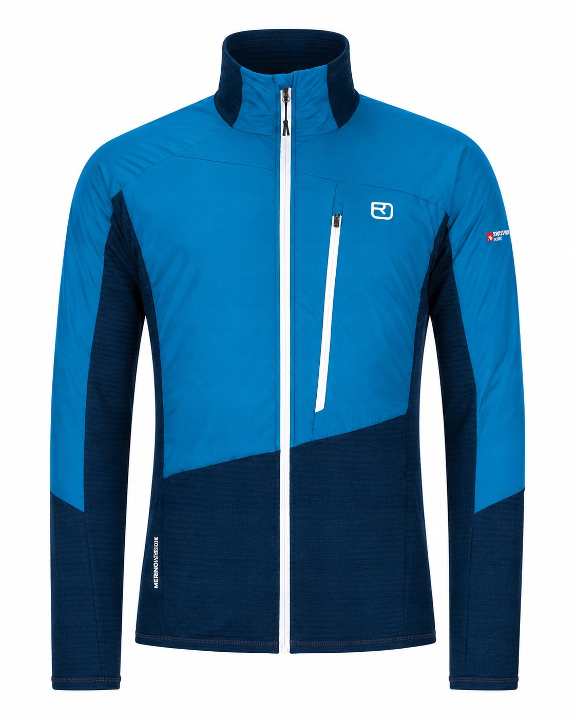 Kurtka Męska Ortovox Westalpen Swisswool Hybrid Jacket Mountain Blue M
