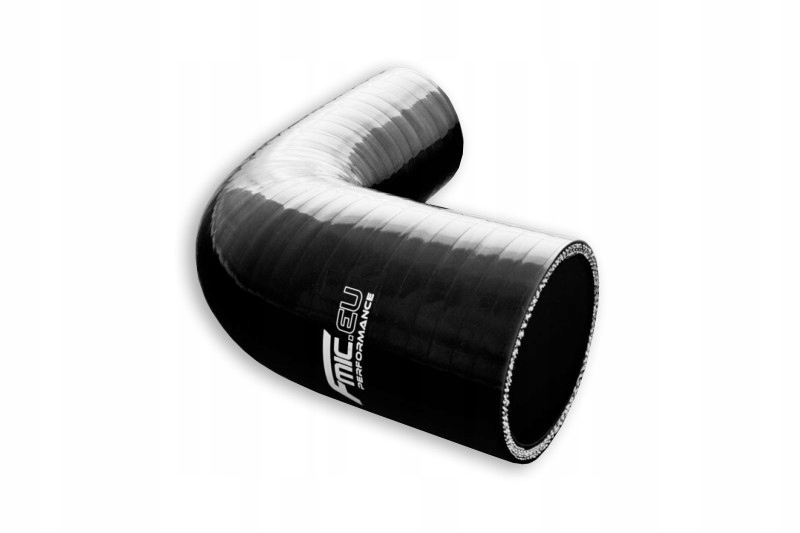 009083/89-B - Силиконовый редукционный локоть 90 ' 83/89mm черный