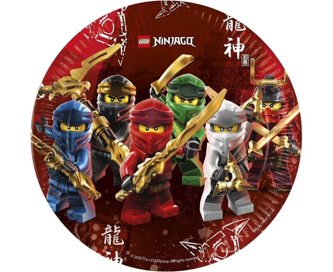 

Talerze papierowe Lego Ninjago, 23 cm - 8 szt