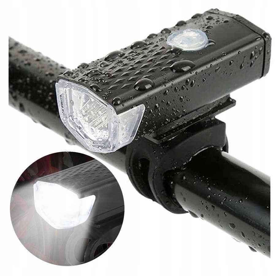 

Lampka Rowerowa Przednia Led Usb Oświetlenie Alogy