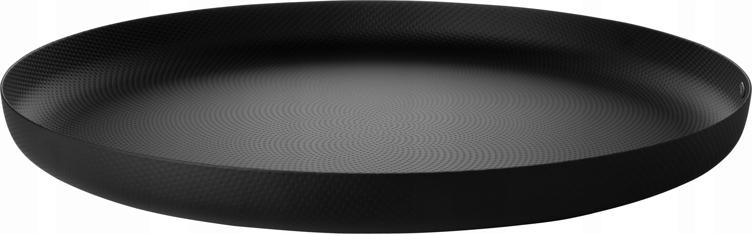 Alessi Texture Patera Podnos Okrúhly 35 cm Čierna Matná