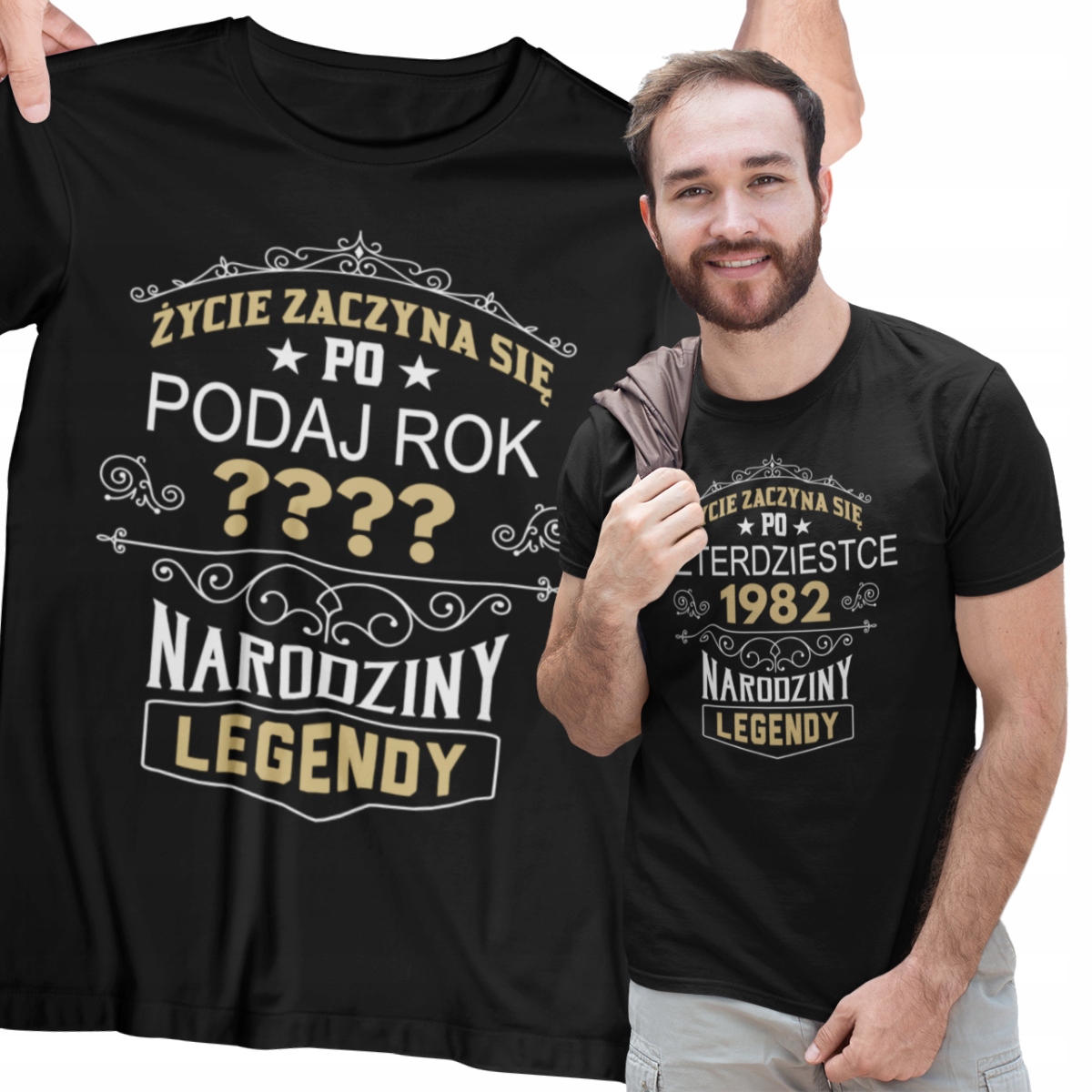 

Na Urodziny 30 40 50 60 70 80 Koszulka