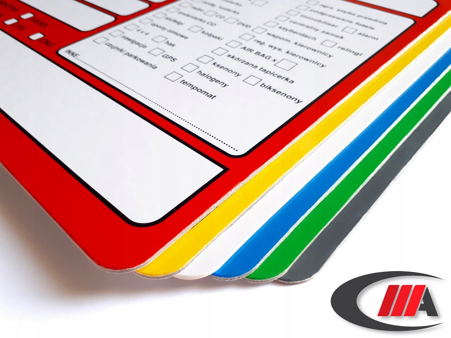 Komisové Abrazivní Přívěsky lakované 30+marker