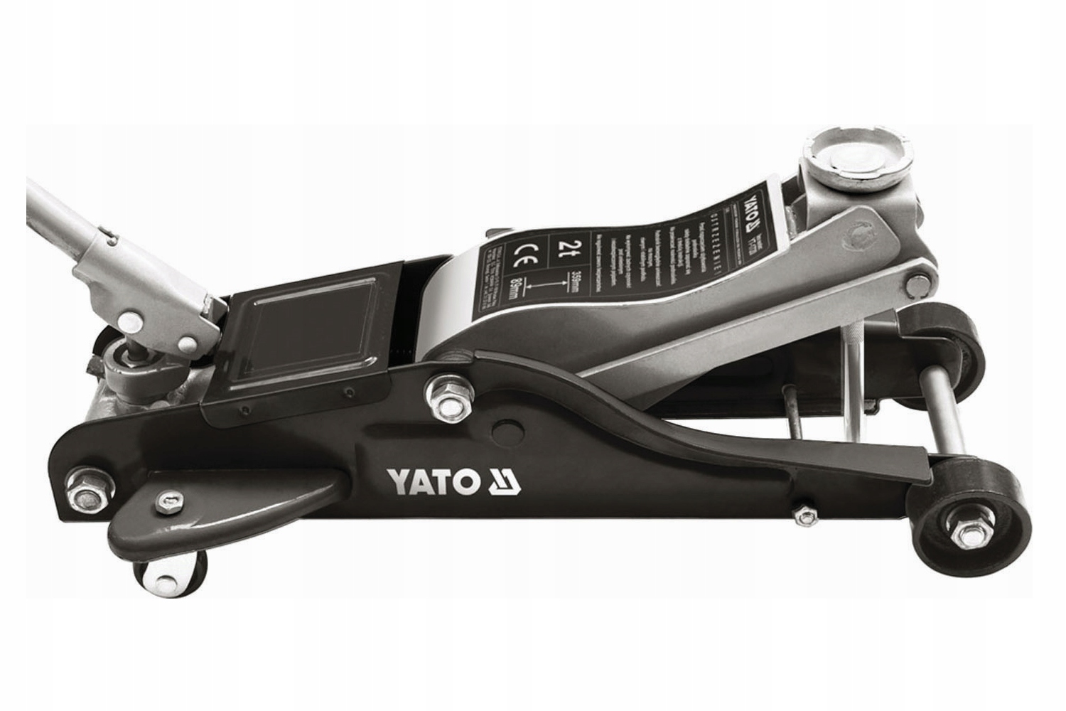 Dielenský zdvihák žaba Yato automobilový pákový 2T 2000 kg 89-359 mm