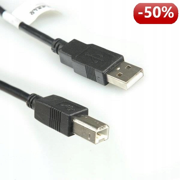 

4World Kabel Usb 2.0 A-b M/M 5m|czarny