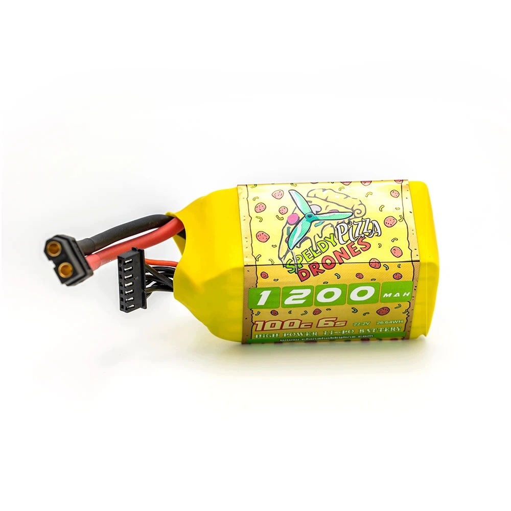 Battery Cnhl Pizza Series Lipo 6S 22.2V 1200mAh 100C XT60
