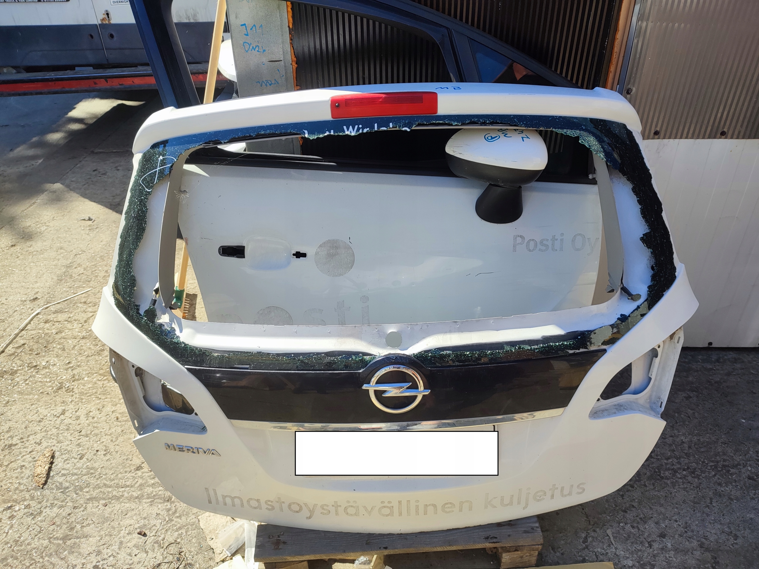 boot door rear opel meriva b- without windows z474