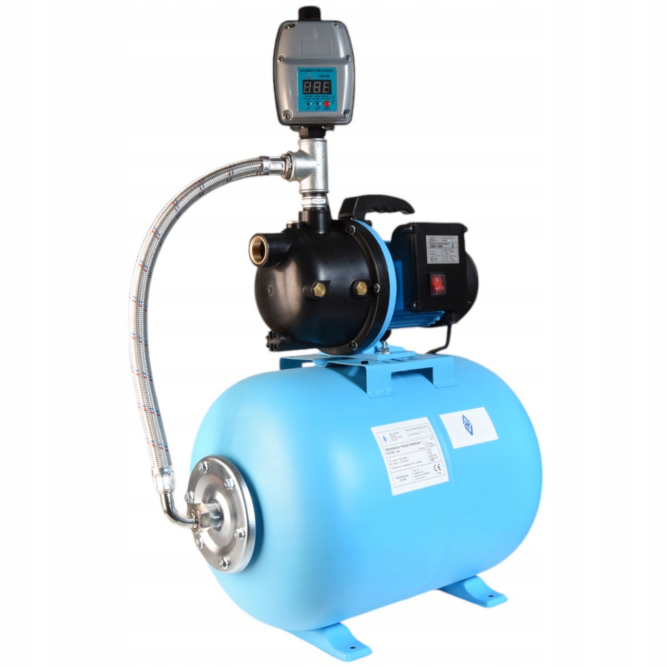 Hydrofor 50 L Ruční Vodní Čerpadlo 3000 S Automatickou Hydroforovou Sadou