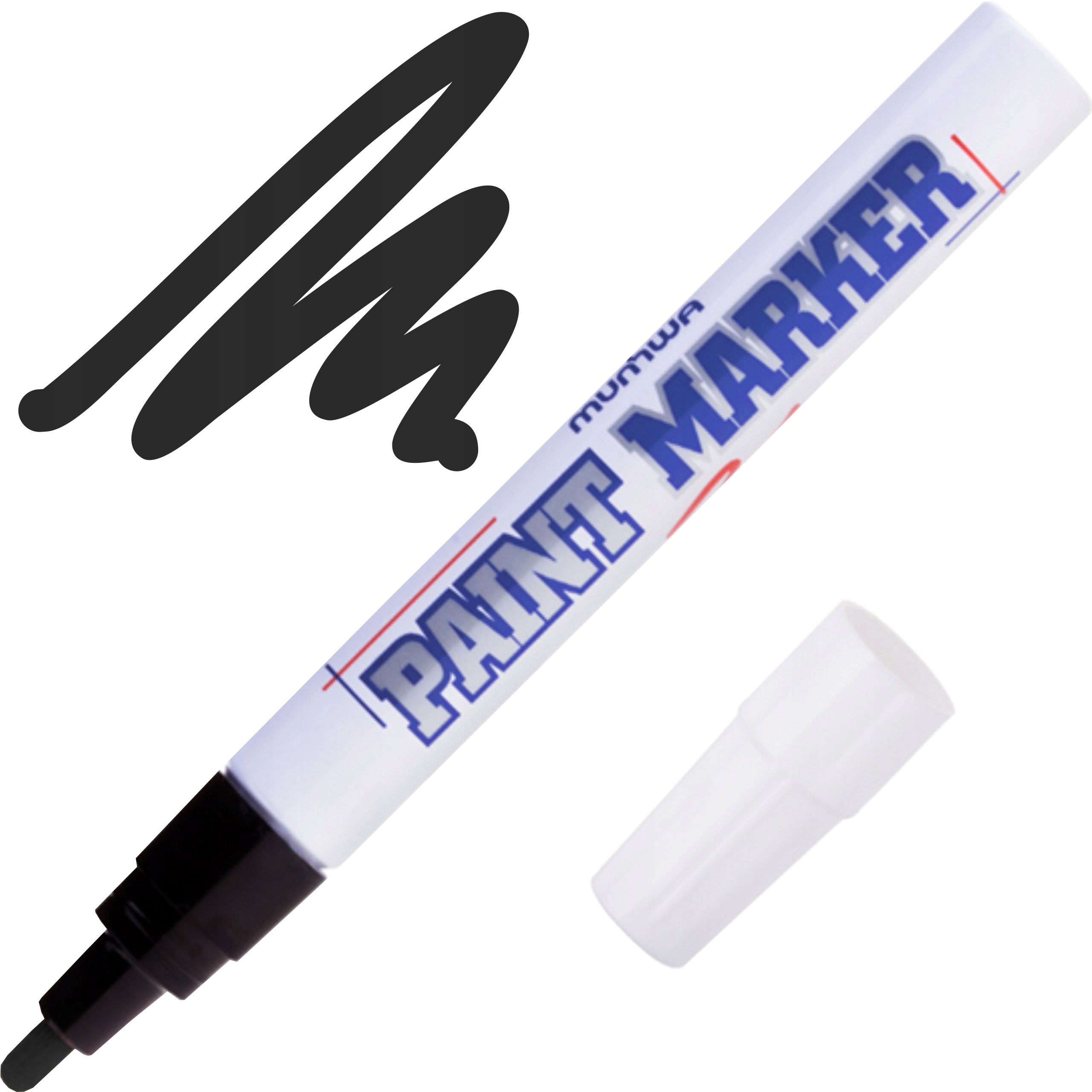 

Marker olejowy olejny budowlany stali 4 mm czarny