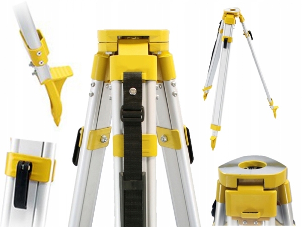 STATYW ALUMINIOWY+ŁATA 5m pod niwelator optyczny Marka Profi