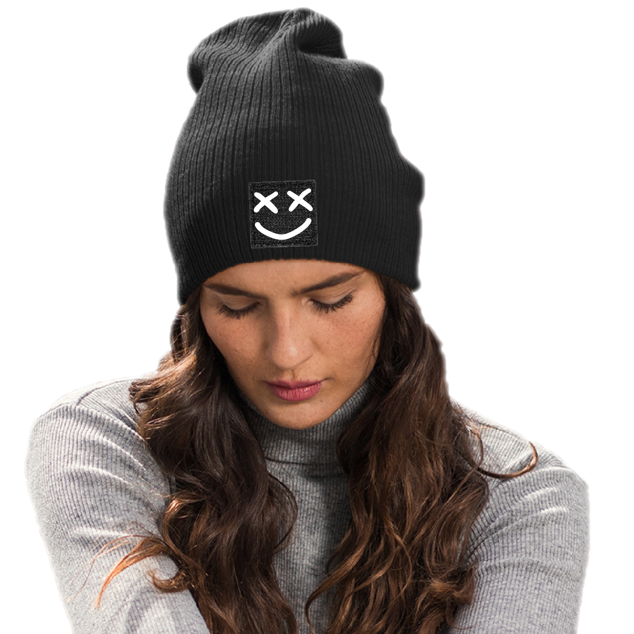 

Modna Czapka Beanie Zimowa Emoji Buźka Uśmiech