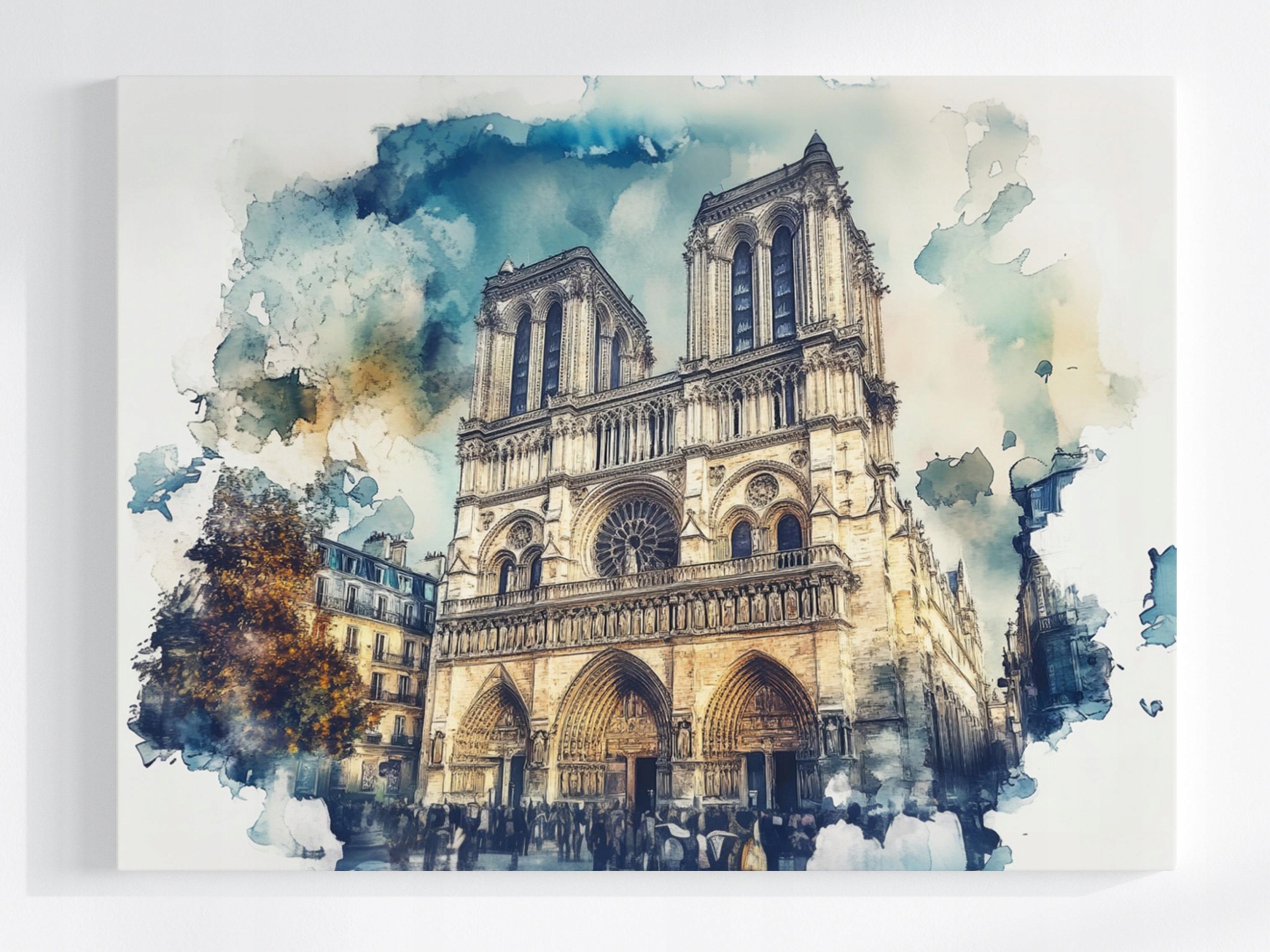 Obraz Na Plátně Canvas Paříž Katedrála Notre Dame Gotyk Památka Pohled 100x75