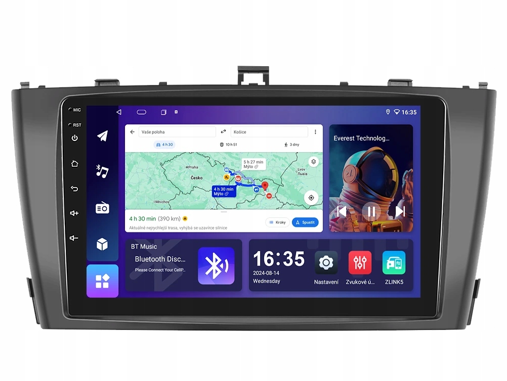 Isudar 2DIN autorádio T68B-IEV27 Android, Toyota Avensis T270