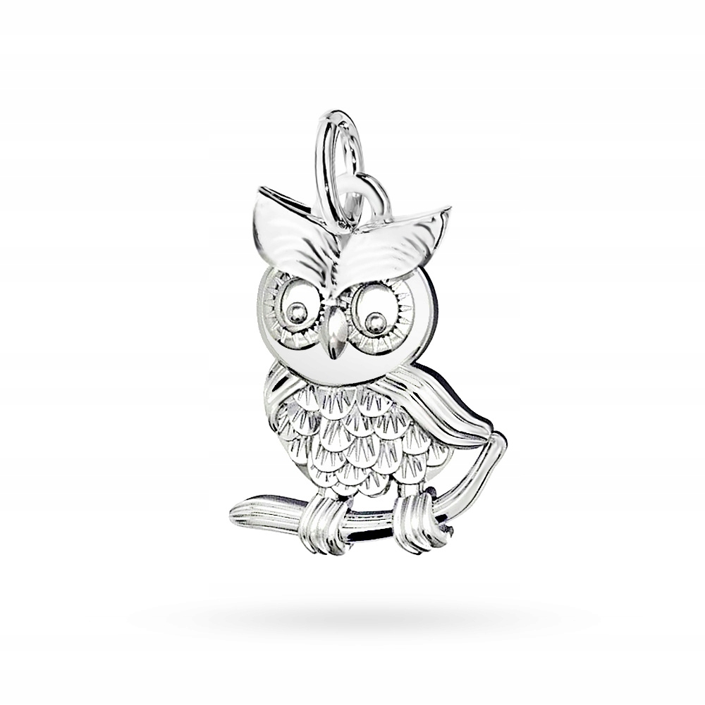 SREBRNA ZAWIESZKA Wisiorek pr. 925 SOWA SÓWKA