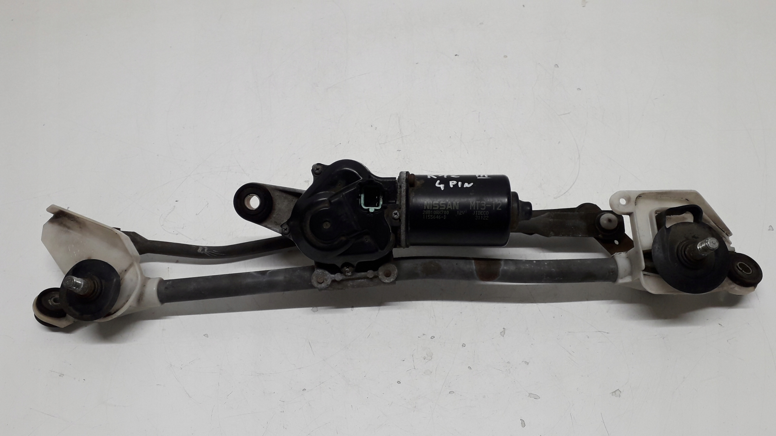 NISSAN MICRA K12 03- MECHANIZM WYCIERACZEK PRZÓD