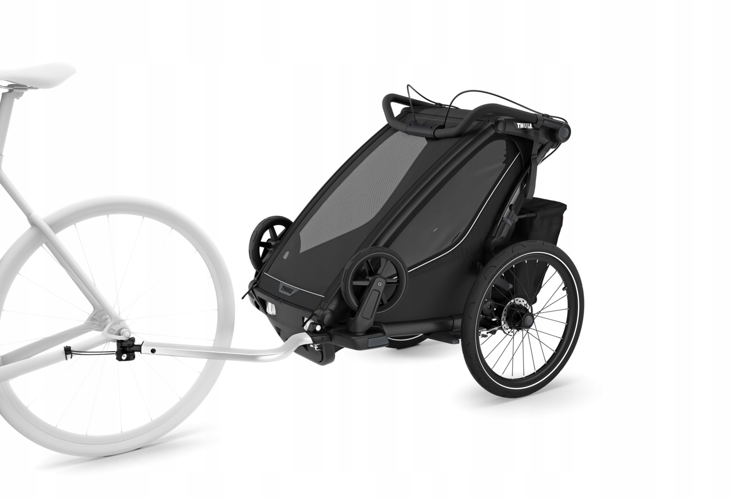 Przyczepka rowerowa dla dzieci Thule Chariot Sport 2 single Black 2024