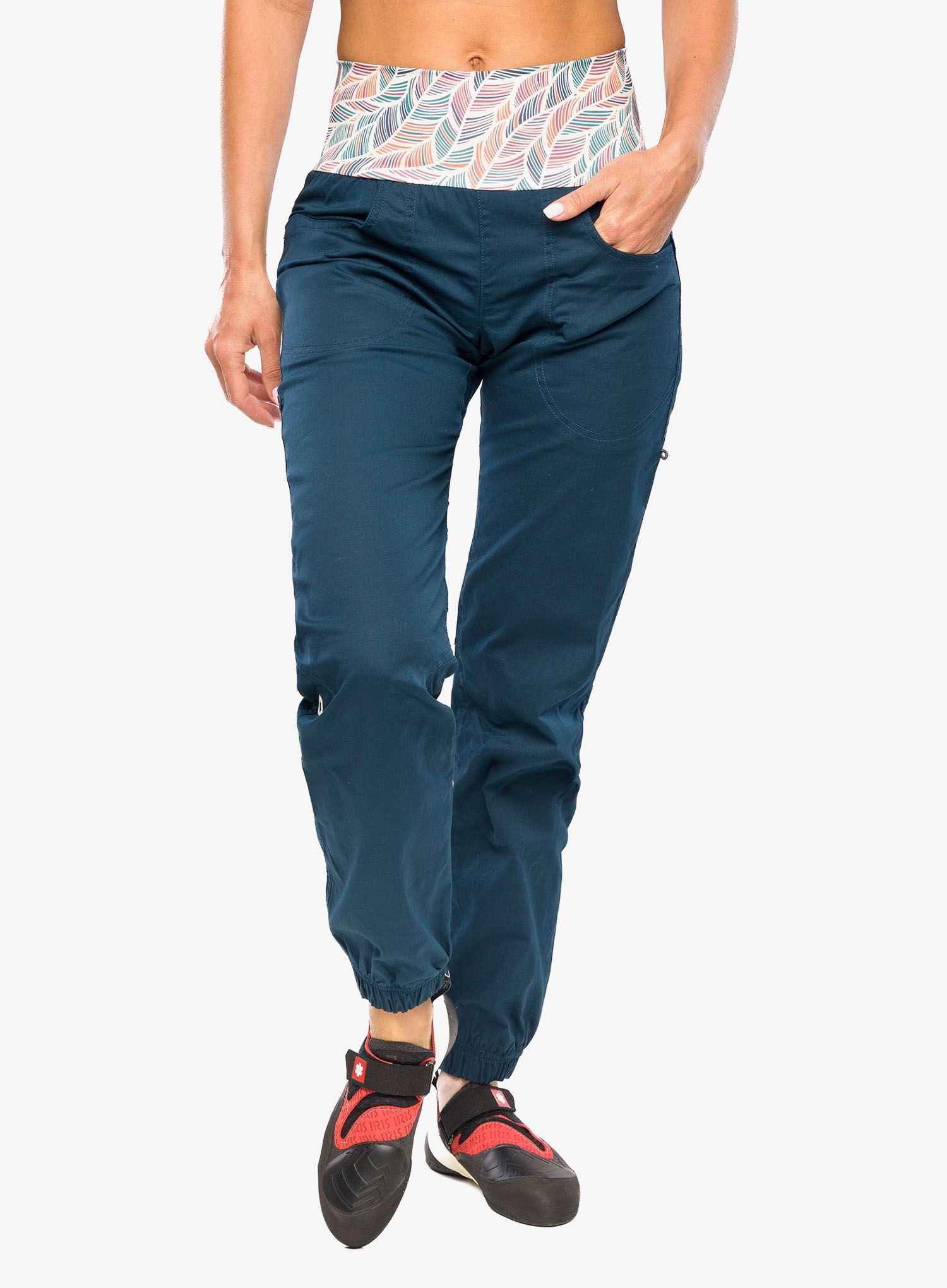 Dámské lezecké kalhoty Ocun Sansa Pants blue moonlit ocean S