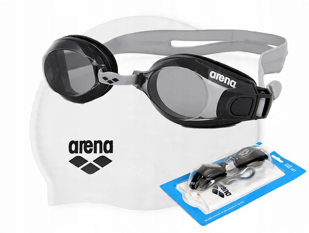 

Arena Pool Set Zoom X-fit Czepek Zestaw Okularki