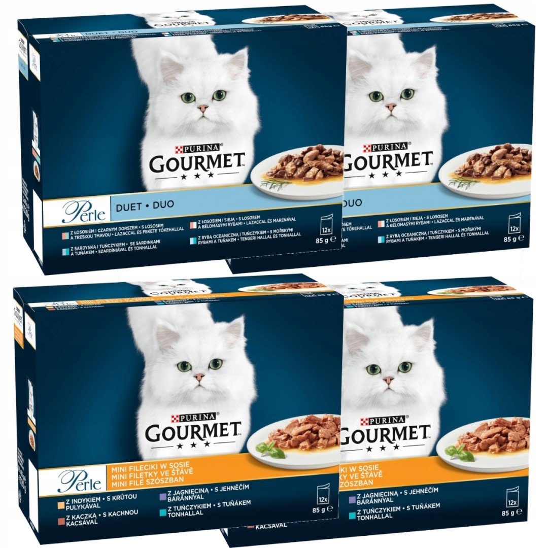 Gourmet Perle Filetky Rybí Duet V Omáčce 48x85g