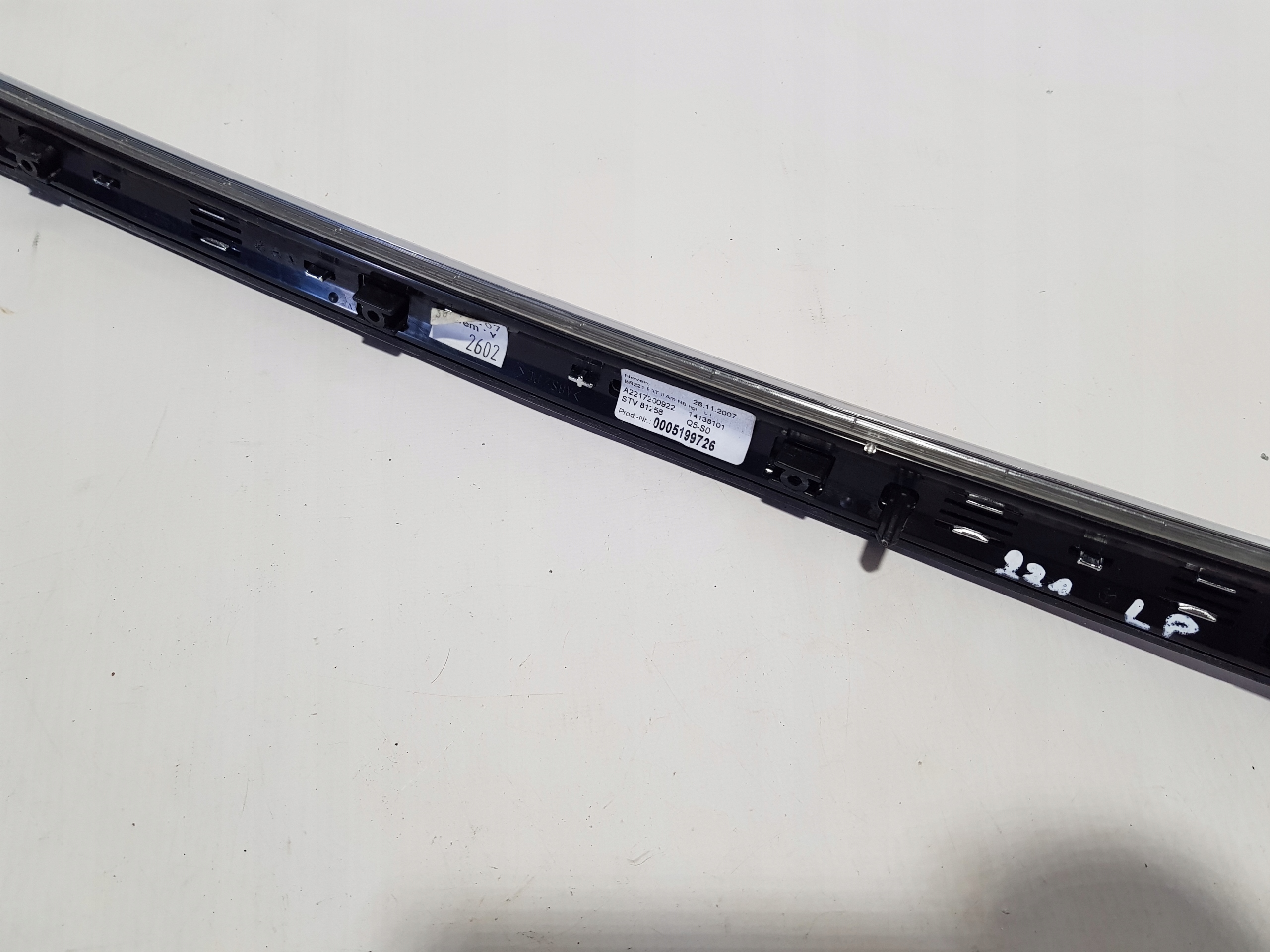 MERCEDES W221 wood DEKOR moulding door left front